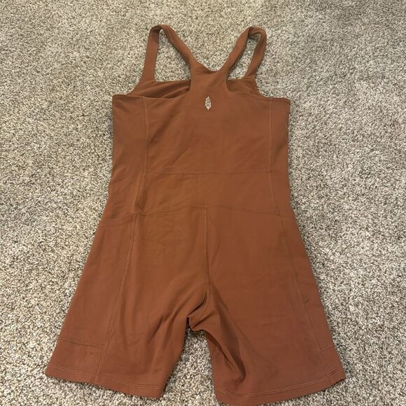NWOT Free People Movement Never Better Runsie | XSmall | Sienna - Picture 7 of 11